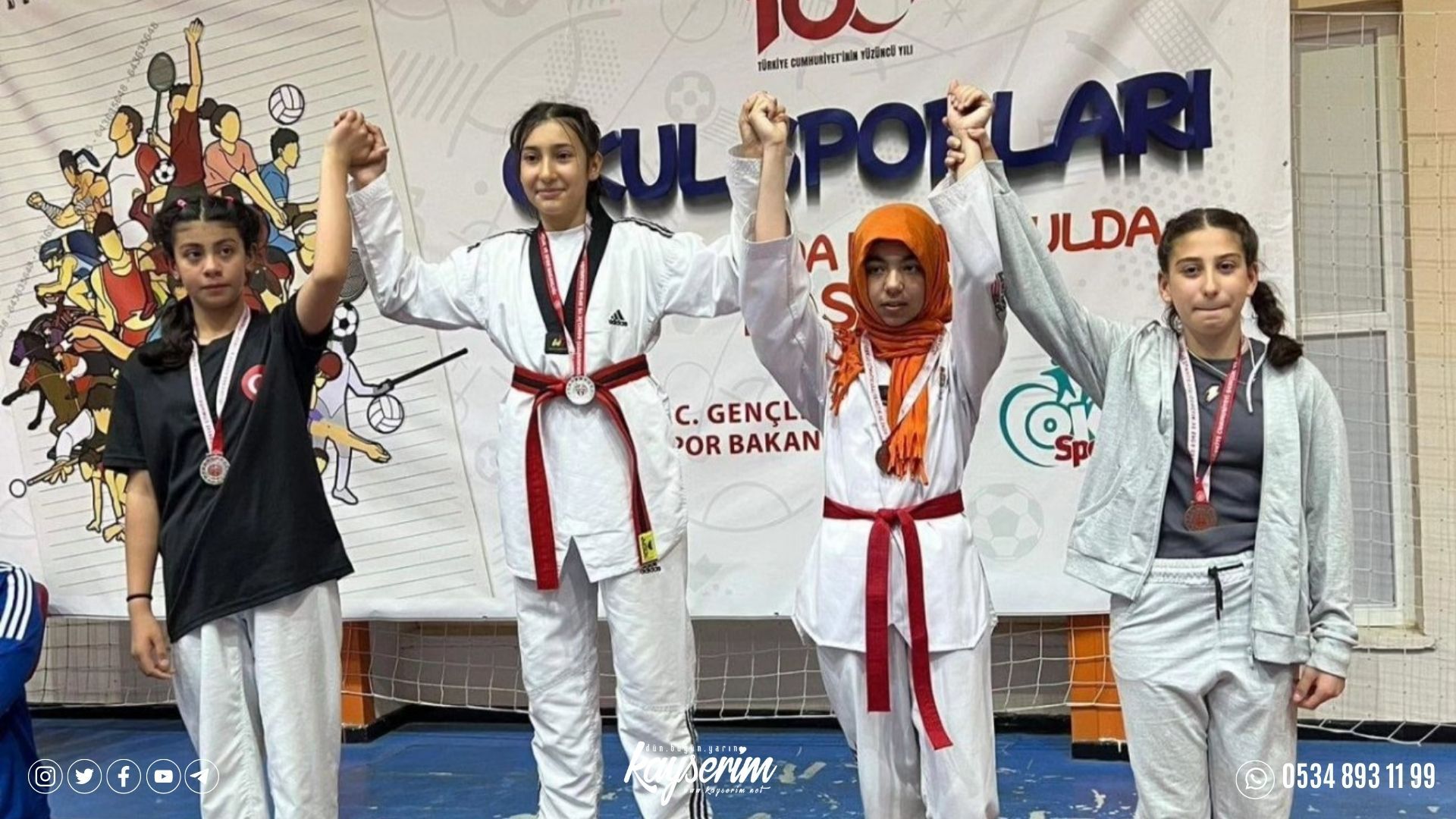 Erva Emniyet Spor Kulübünden 6 madalya