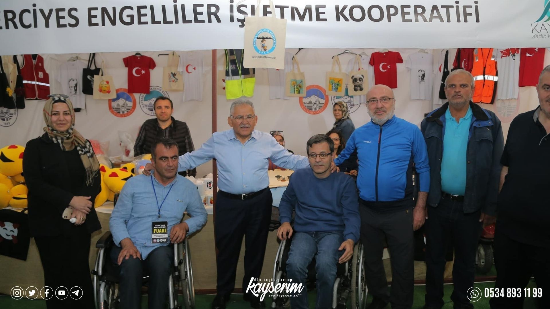 Başkan Büyükkılıç 2’nci Kadın Kooperatifleri Fuarı ve Yöresel Ürünler Fuarı’nı ziyaret etti