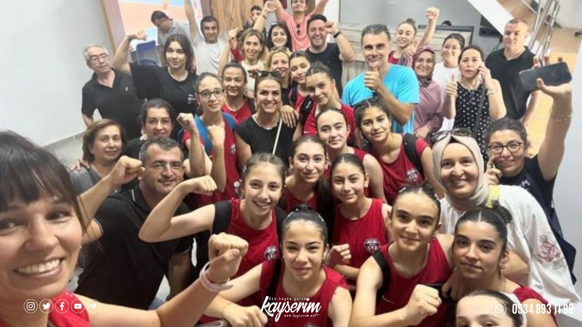 Kayseri Voleybol Kulübü midi takımı son 16’ya kaldı
