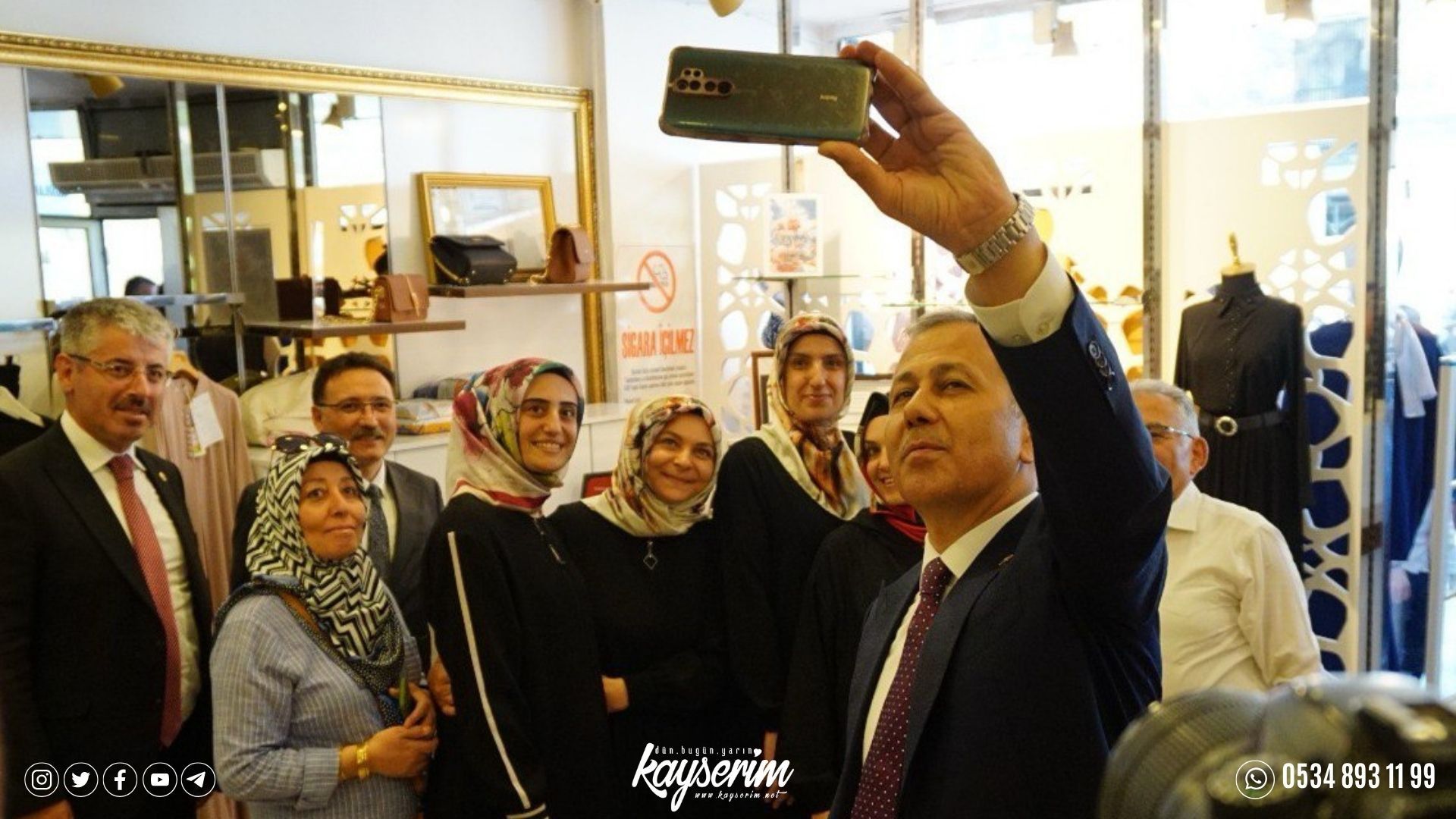 İçişleri Bakanı Ali Yerlikaya esnaf ziyaretinde bulundu