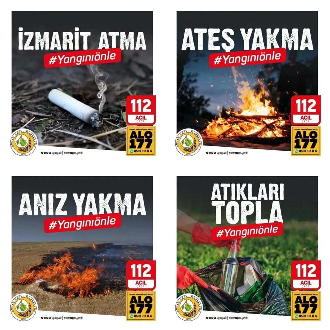 Kayseri'ye yangın uyarısı