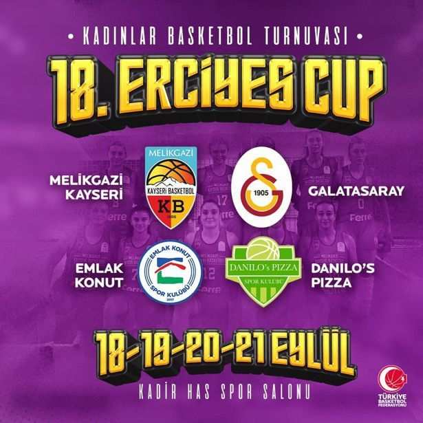 18’inci Erciyes CUP 4 takımın katılımıyla gerçekleşecek