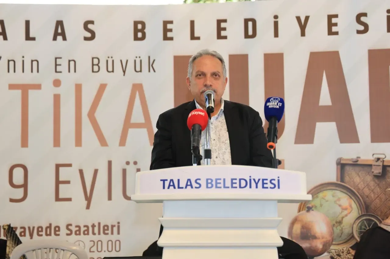 Antika Fuarı Talas’ta açıldı