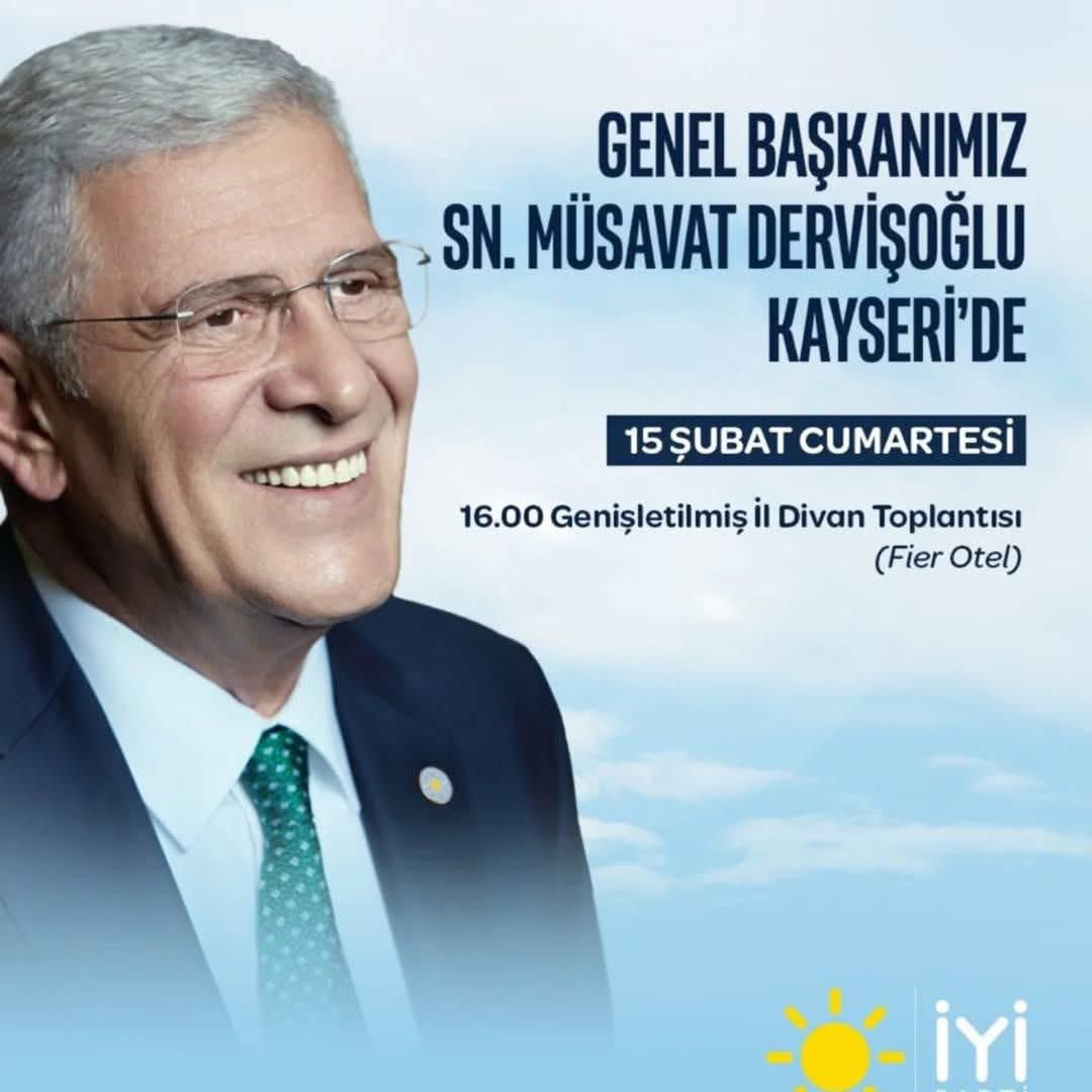Müsavat Dervişoğlu’nun Kayseri programı tarihi belli oldu