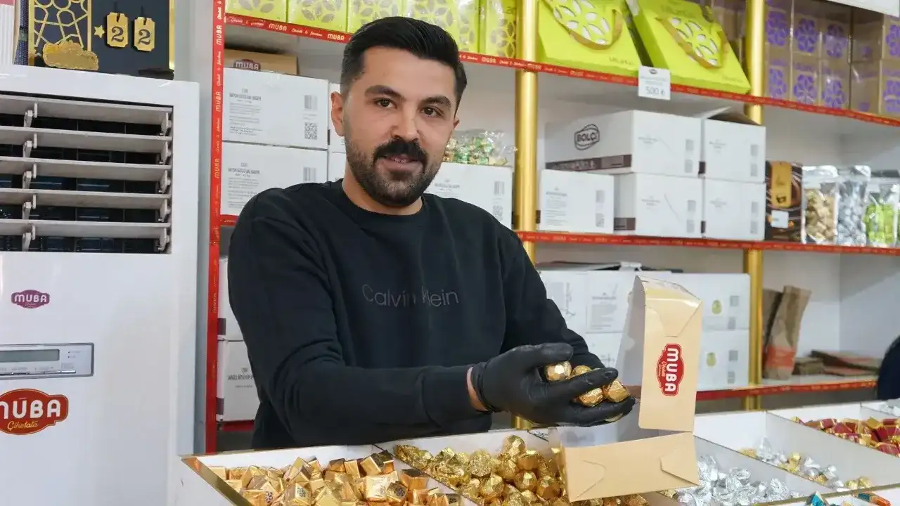 Bayram öncesi şekerler tezgahta: Yoğunluk başladı