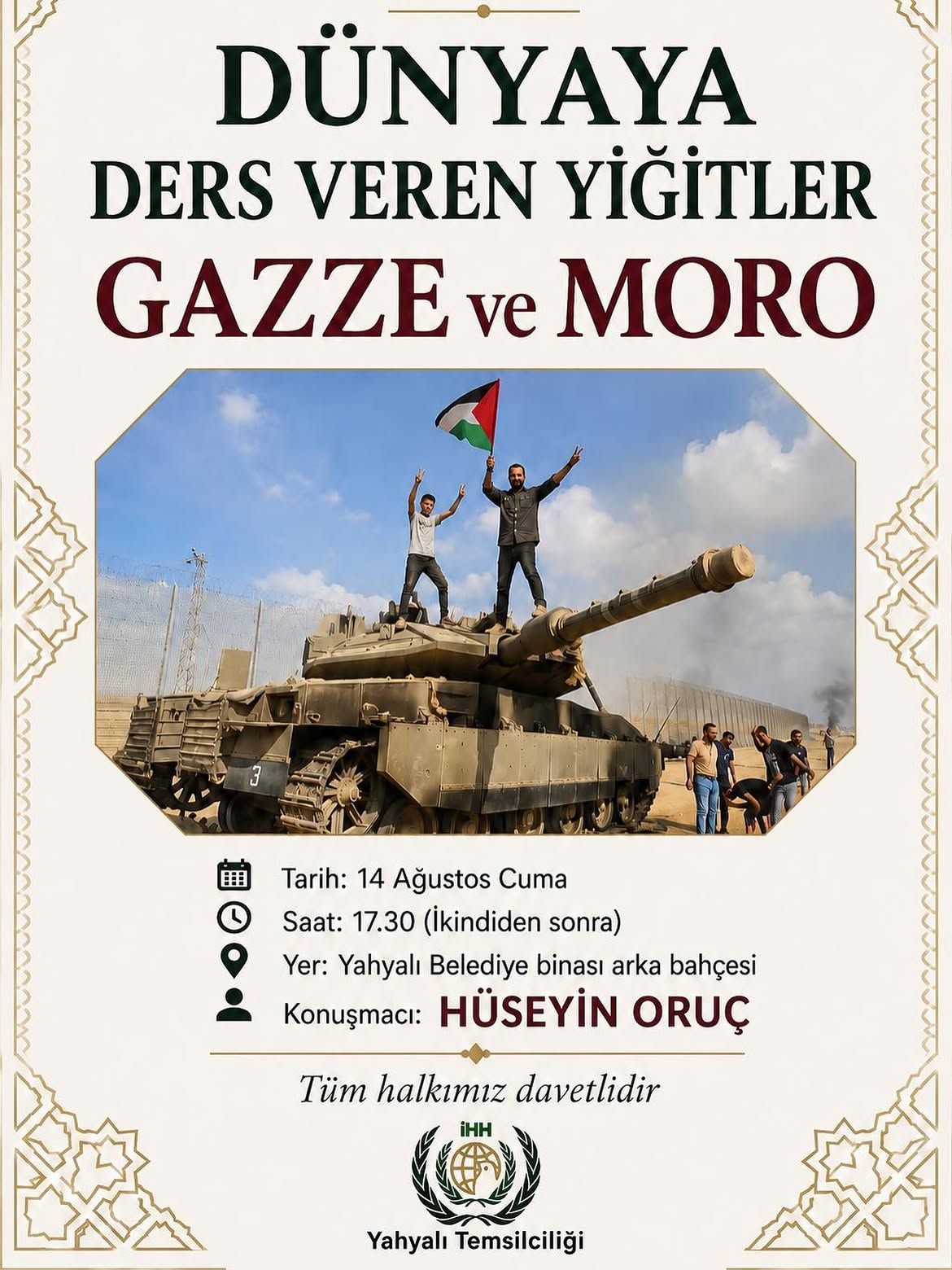 Yahyalı'da 'Dünyaya Ders Veren Yiğitler' Etkinliği